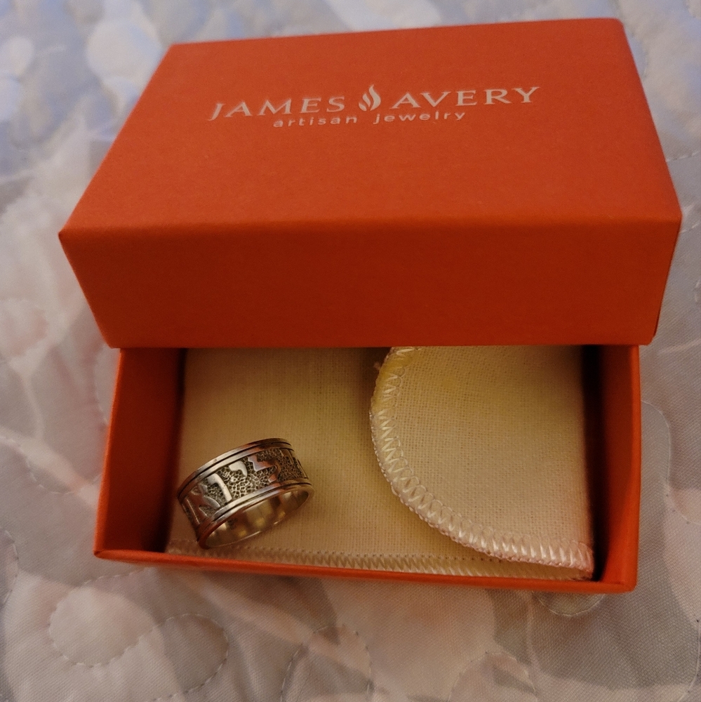 James Avery Ring Band Song of Solomon 925 Sterling Silver 🥰/UNISEX/ 3 sizes